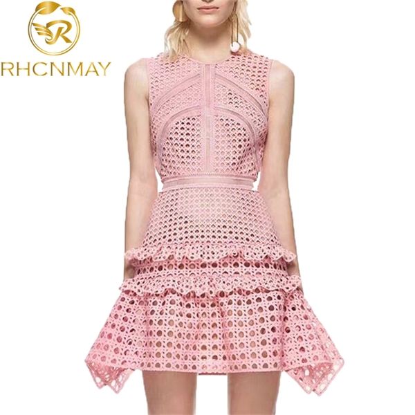 summer runway dresses hollow out women sleeveless floral crochet casual pink lace dress femininas vestidos 210506, Black;gray
summer runway dresses hollow out women sleeveless floral crochet casual pink lace dress femininas vestidos 210506, Black;gray