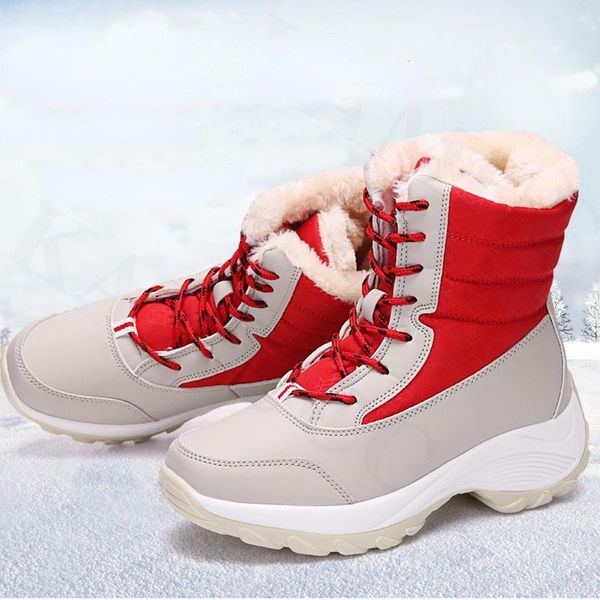 boots ladies waterproof snow warm thick-soled ankle winter thick leather shoes lace-up high-cotton, Black
boots ladies waterproof snow warm thick-soled ankle winter thick leather shoes lace-up high-cotton, Black