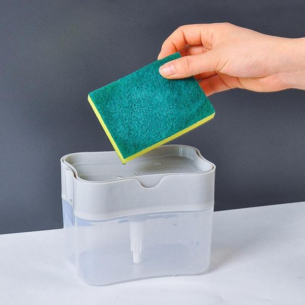 1pcs soap pump liquid dispenser manual press holder kitchen cleaner tools sponge container with spong
1pcs soap pump liquid dispenser manual press holder kitchen cleaner tools sponge container with spong