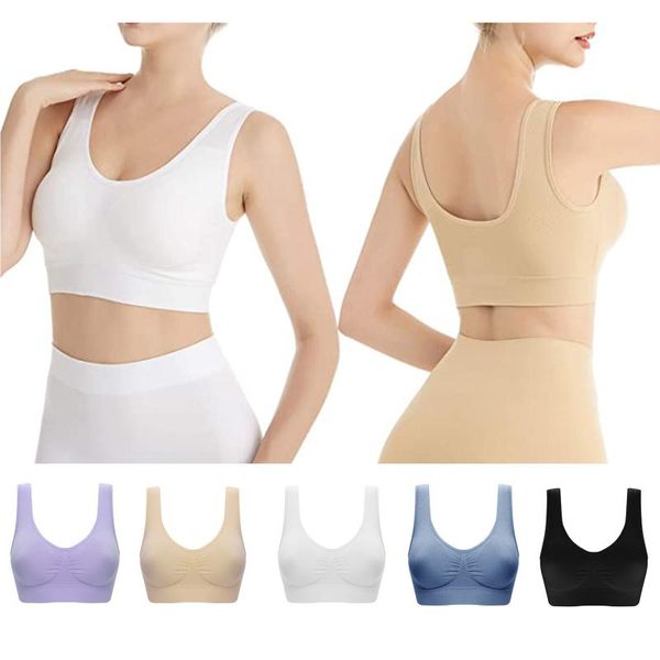 sports yoga bra women seamless padded fitness running gym underwear push up sport athletic vest outfit
sports yoga bra women seamless padded fitness running gym underwear push up sport athletic vest outfit
