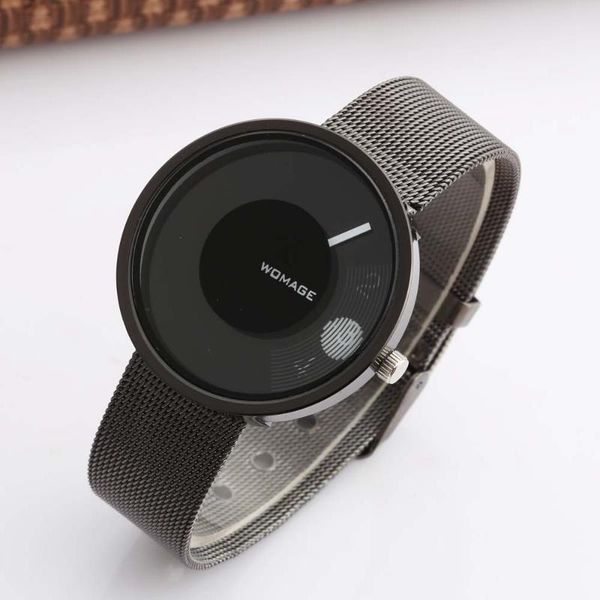 wristwatches fashion creative watch women watches womage balck steel mesh band quartz ladies montre femme zegarek damski, Slivery;brown
wristwatches fashion creative watch women watches womage balck steel mesh band quartz ladies montre femme zegarek damski, Slivery;brown