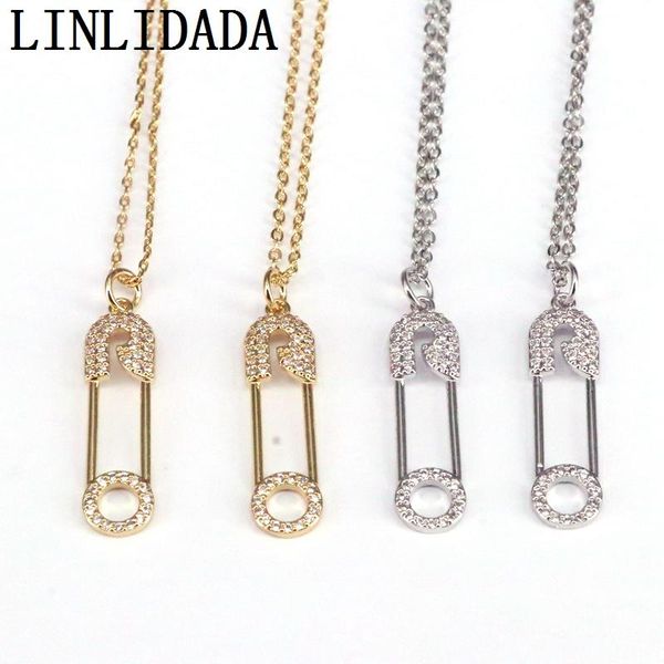 10pcs gold silver color crystal zirconia pin / lock pendant necklace charm wedding gift chains
10pcs gold silver color crystal zirconia pin / lock pendant necklace charm wedding gift chains