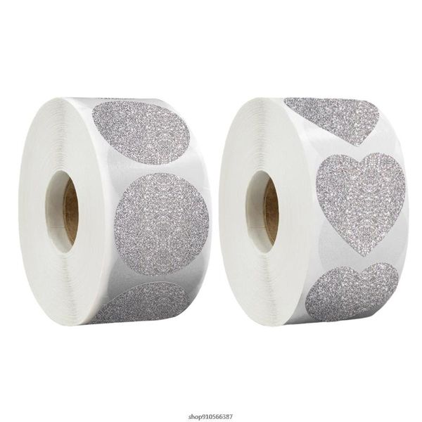 gift wrap 500pcs 1inch matte glitter sticker round heart seal labels for diy box baking package envelope stationery decoration ly13
gift wrap 500pcs 1inch matte glitter sticker round heart seal labels for diy box baking package envelope stationery decoration ly13