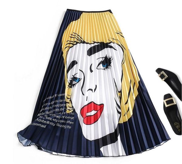 skirts 2021 print high waist pleated midi women skirt casual autumn plus size harajuku woman womens korean style clothes, Black
skirts 2021 print high waist pleated midi women skirt casual autumn plus size harajuku woman womens korean style clothes, Black