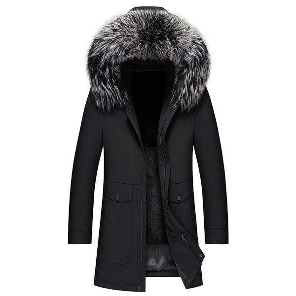 men's leather & faux 2021 winter warm jackets coat black with big fur collar rex liner thick outdoor for men, m-4xl
men's leather & faux 2021 winter warm jackets coat black with big fur collar rex liner thick outdoor for men, m-4xl