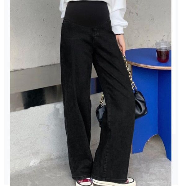denim maternity jeans pants pregnant women clothes boyfriend vintage wide leg loose straight pregnancy plus size bottoms, White
denim maternity jeans pants pregnant women clothes boyfriend vintage wide leg loose straight pregnancy plus size bottoms, White