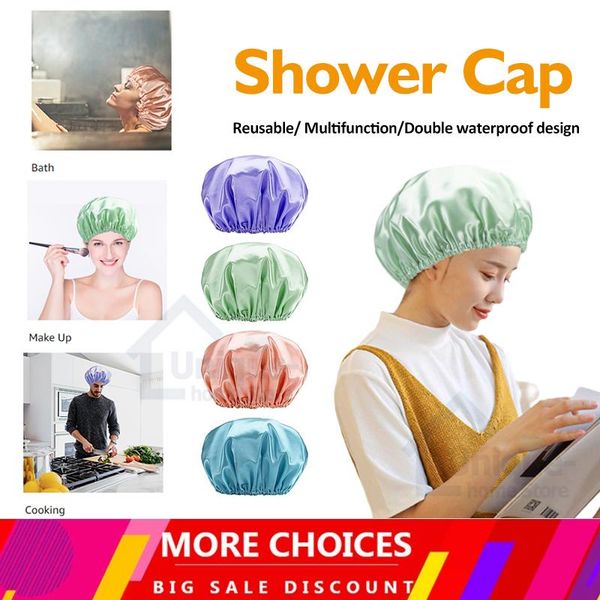 shower caps double layers bathing satin bath waterproof hair care elastic bonnet eva hats reusable bathroom accessor
shower caps double layers bathing satin bath waterproof hair care elastic bonnet eva hats reusable bathroom accessor
