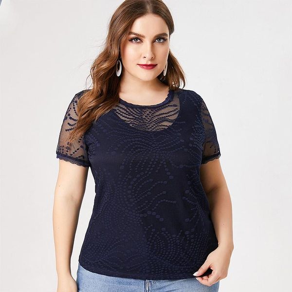 plus size t-shirt 2021 summer women short sleeve lace and blouset fashion ladies casual clothes womens hollow, Black
plus size t-shirt 2021 summer women short sleeve lace and blouset fashion ladies casual clothes womens hollow, Black
