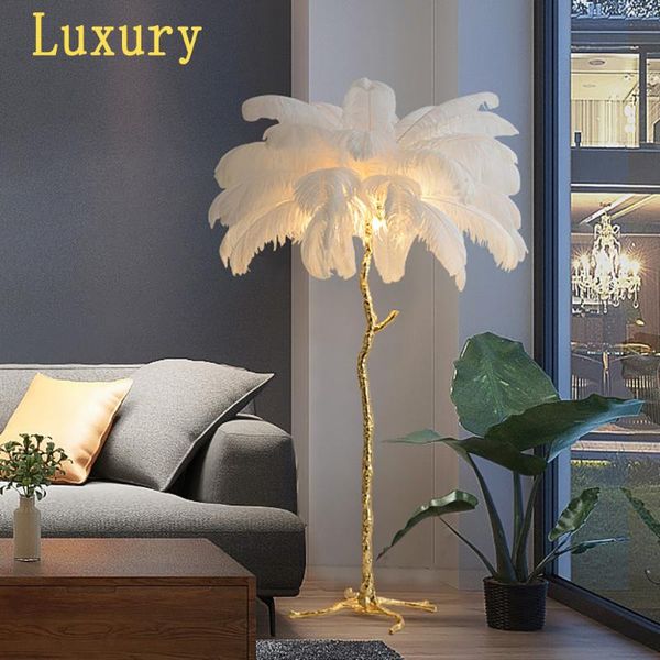modern ostrich feather gold floor lamp dress copper brass resin nordic luxury living room standing lamps for villa tripot el
modern ostrich feather gold floor lamp dress copper brass resin nordic luxury living room standing lamps for villa tripot el