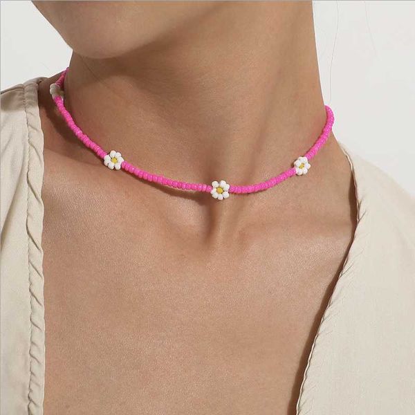 chokers rice beads flower necklace women's fashionable and temperament adjustable, Golden;silver
chokers rice beads flower necklace women's fashionable and temperament adjustable, Golden;silver