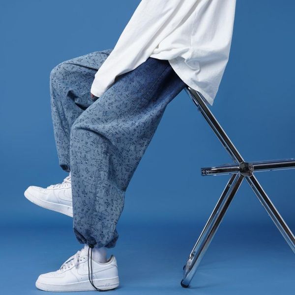 men's jeans spring and autumn korean men's bunched denim trousers men straight leg pants casual male 2 colors size -5xl, Blue
men's jeans spring and autumn korean men's bunched denim trousers men straight leg pants casual male 2 colors size -5xl, Blue