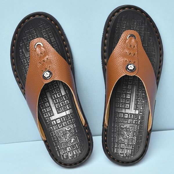 slippers men beach man casual shoes flat outdoor home sandals male swimming sport sneaker flip flops cowhide mens summer, Black
slippers men beach man casual shoes flat outdoor home sandals male swimming sport sneaker flip flops cowhide mens summer, Black