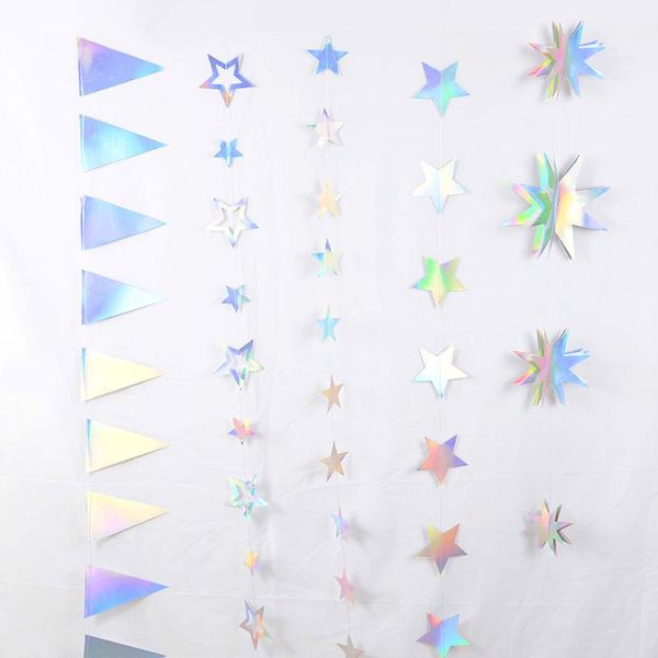 party decoration 3.5-4.2m laser paper star garland banner flags birthday bunting pennant wedding baby shower christmas supplies
party decoration 3.5-4.2m laser paper star garland banner flags birthday bunting pennant wedding baby shower christmas supplies