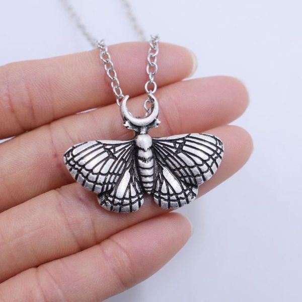 pendant necklaces magic wiccan moon butterfly necklace mysterious witchcraft jewelry for women, Silver
pendant necklaces magic wiccan moon butterfly necklace mysterious witchcraft jewelry for women, Silver