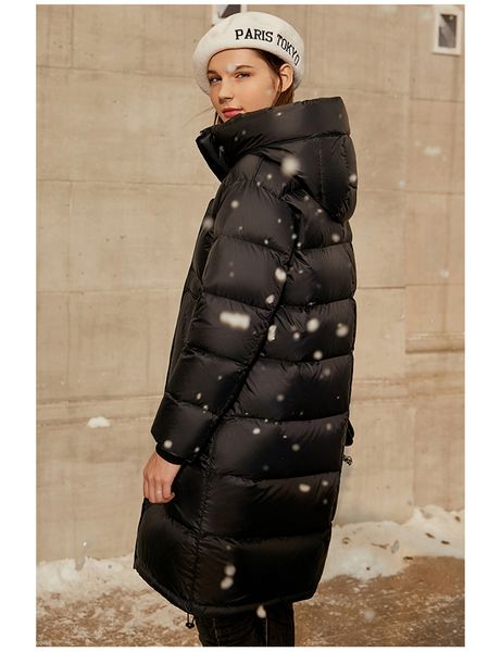 simple 90 white duck downs collar with hat women's 2021 large warm long coat wholesale oversized heavy down jacket, Black
simple 90 white duck downs collar with hat women's 2021 large warm long coat wholesale oversized heavy down jacket, Black