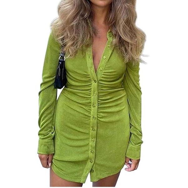casual dresses vintage pleated turn-down collar button blouse dress women long sleeve mini solid velevt female shirt vestido, Black;gray
casual dresses vintage pleated turn-down collar button blouse dress women long sleeve mini solid velevt female shirt vestido, Black;gray