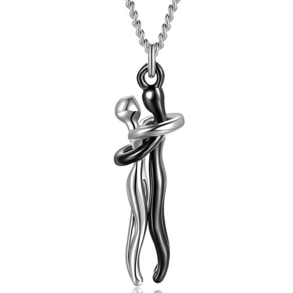 couple hugging pendant necklace exquisite gold necklaces for women fashion pendants love witness jewelry, Silver
couple hugging pendant necklace exquisite gold necklaces for women fashion pendants love witness jewelry, Silver