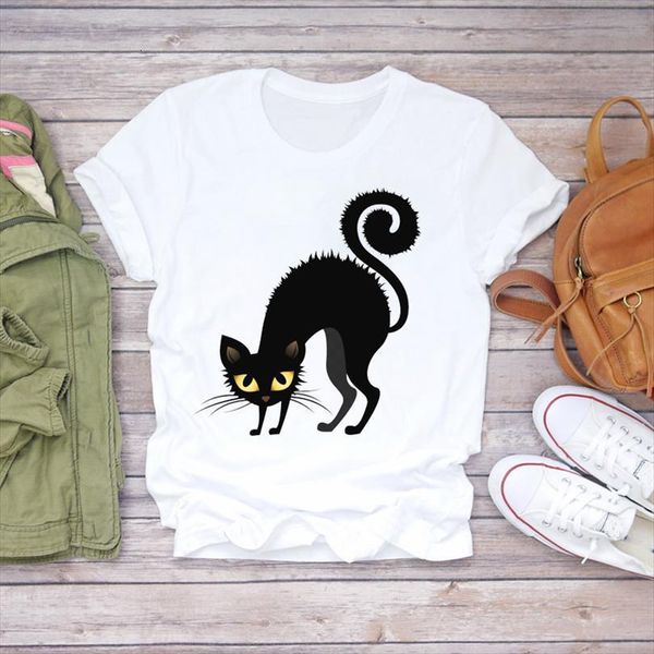 men cartoon cat skull 90s mens t shirt funny halloween fall autumn print lady shirts graphic female tee, White;black
men cartoon cat skull 90s mens t shirt funny halloween fall autumn print lady shirts graphic female tee, White;black