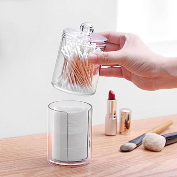 round container cosmetic makeup cotton multifunctional pad organizer jewelry storage box holder and candy jars boxes & bins
round container cosmetic makeup cotton multifunctional pad organizer jewelry storage box holder and candy jars boxes & bins