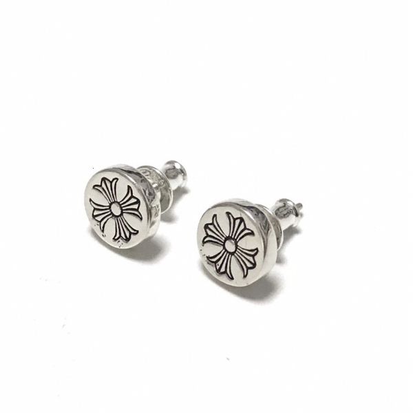 backs earrings ch cross round stud s925 sterling silver flat circle hip hop punk fashion brand, White
backs earrings ch cross round stud s925 sterling silver flat circle hip hop punk fashion brand, White