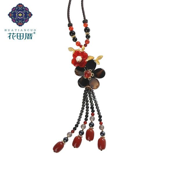 pendant necklaces ethnic handmade black jad e flower shell necklace for women jewelry beads tassel long cl-18111, Silver
pendant necklaces ethnic handmade black jad e flower shell necklace for women jewelry beads tassel long cl-18111, Silver