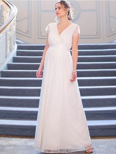 maternity dresses dress women pregnant pography props v-neck short sleeve pregnancy solid lace maxi gown long casual clothes, White
maternity dresses dress women pregnant pography props v-neck short sleeve pregnancy solid lace maxi gown long casual clothes, White