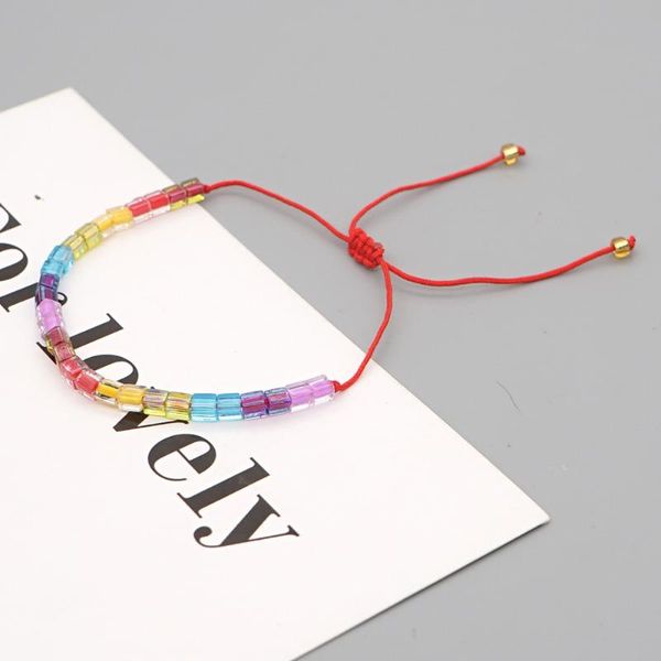 beaded, strands simple children's rainbow beaded bracelet beach woven glass rice beads handmade jewelry beadwork summer, Black
beaded, strands simple children's rainbow beaded bracelet beach woven glass rice beads handmade jewelry beadwork summer, Black