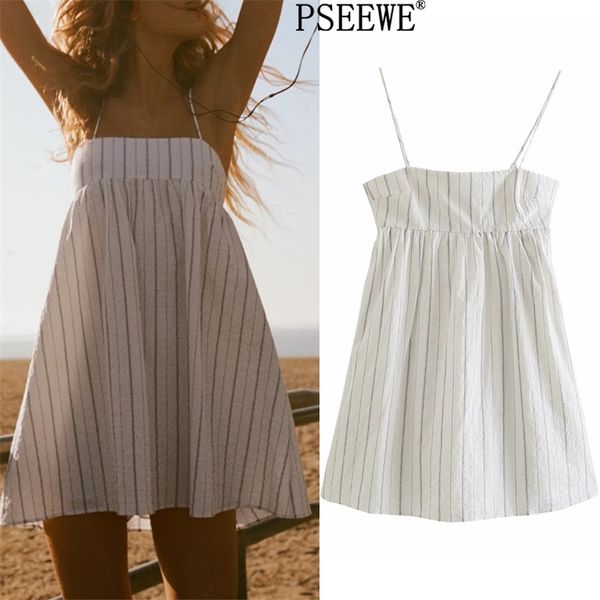 summer dress white striped slip short playsuit women spaghetti strap backless mini holiday beach 210519, Black;gray
summer dress white striped slip short playsuit women spaghetti strap backless mini holiday beach 210519, Black;gray