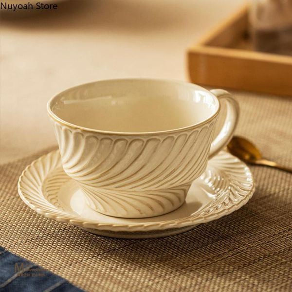 luxury coffee cup home afternoon tea set embossed ceramic retro and saucer decoration accessories mugs
luxury coffee cup home afternoon tea set embossed ceramic retro and saucer decoration accessories mugs