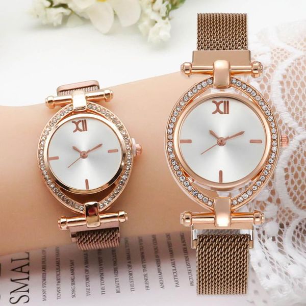 wristwatches luxury magnetic band watches for women fashion stainless steel simple ladies dress business bracelet quartz wriswatch, Slivery;brown
wristwatches luxury magnetic band watches for women fashion stainless steel simple ladies dress business bracelet quartz wriswatch, Slivery;brown