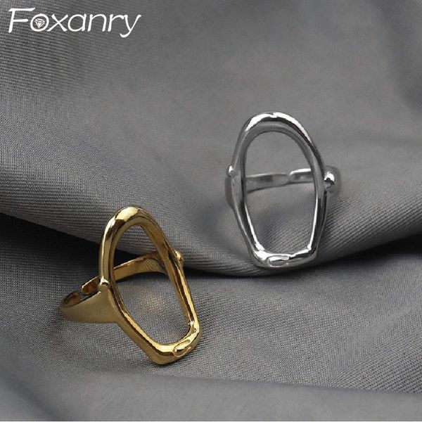 cluster rings foxanry minimalist 925 sterling silver finger fashion vintage france gold plated elegant wedding bride jewelry gifts, Golden;silver
cluster rings foxanry minimalist 925 sterling silver finger fashion vintage france gold plated elegant wedding bride jewelry gifts, Golden;silver
