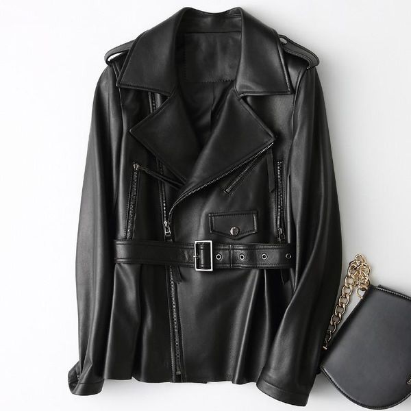 women's leather & faux autumn genuine spring men real sheepskin coat korean vintage motorcycle jacket chaqueta mujer x-249 my2002, Black
women's leather & faux autumn genuine spring men real sheepskin coat korean vintage motorcycle jacket chaqueta mujer x-249 my2002, Black