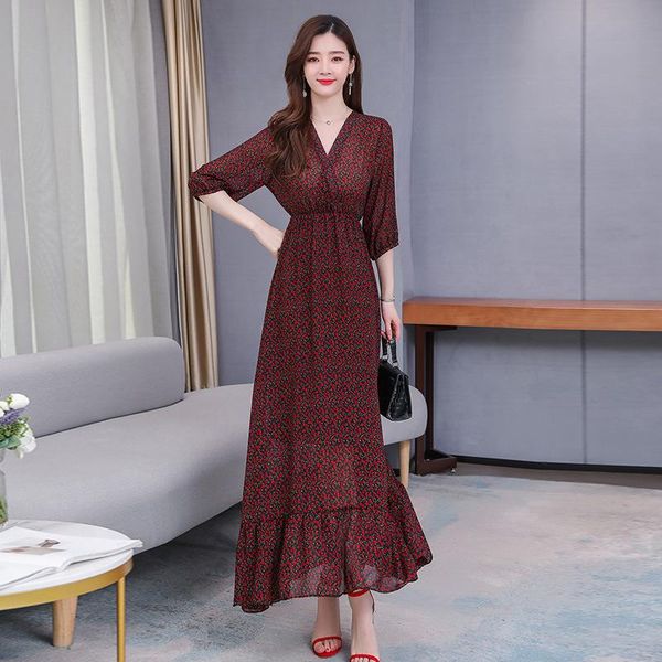 casual dresses dress women spring/summer korean version of fashion trend model over the knee v collar temperament waist show thin red, Black;gray
casual dresses dress women spring/summer korean version of fashion trend model over the knee v collar temperament waist show thin red, Black;gray
