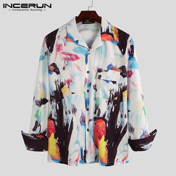 spring men printed shirt lapel long sleeve button pockets streetwear fashion hawaiian shirts casual camisas incerun s-5xl men's, White;black
spring men printed shirt lapel long sleeve button pockets streetwear fashion hawaiian shirts casual camisas incerun s-5xl men's, White;black