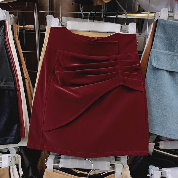 skirts since ins leather skirt waist design feeling irregular fold 2021 package show a word thin buttock, Black
skirts since ins leather skirt waist design feeling irregular fold 2021 package show a word thin buttock, Black