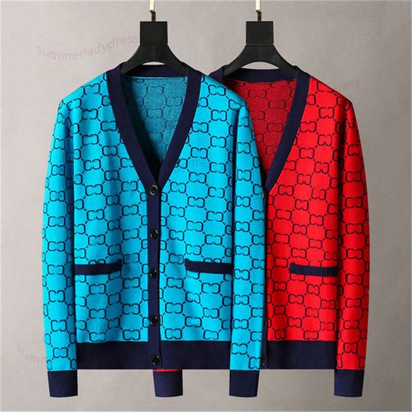 classic plaid cardigan autumn knitted sweater jackets fashion women men letter coat simple designer wool coats, White;black
classic plaid cardigan autumn knitted sweater jackets fashion women men letter coat simple designer wool coats, White;black