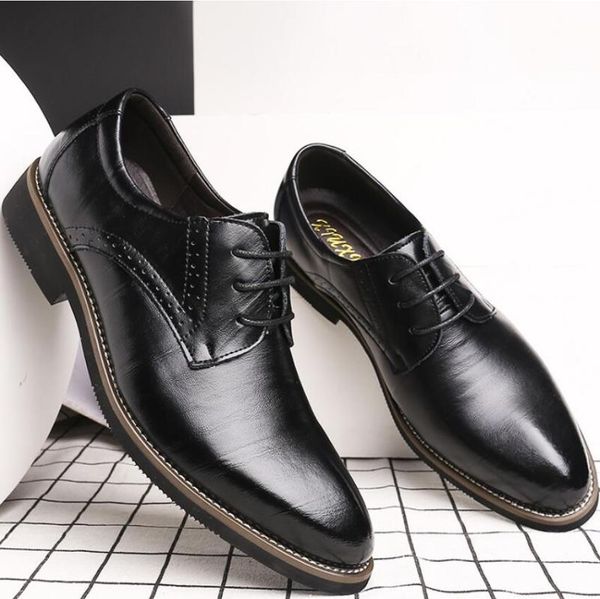 spring formal shoes men dress leather fashion flats genuine retro pointed toe oxford male footwear zapatos, Black
spring formal shoes men dress leather fashion flats genuine retro pointed toe oxford male footwear zapatos, Black