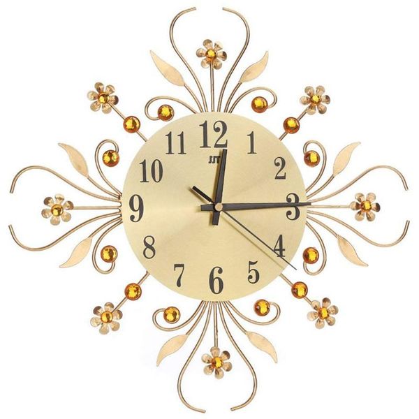 wall clocks modern crystal diamond clock, luxury flower clock silent metal for living room, bedroom, home art decorat
wall clocks modern crystal diamond clock, luxury flower clock silent metal for living room, bedroom, home art decorat