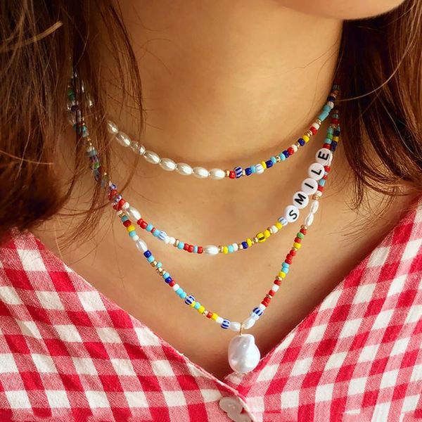 pendant necklaces colorful handmade pearl for women retro metal clavicle geometry chokers jewelry accessories gift, Silver
pendant necklaces colorful handmade pearl for women retro metal clavicle geometry chokers jewelry accessories gift, Silver