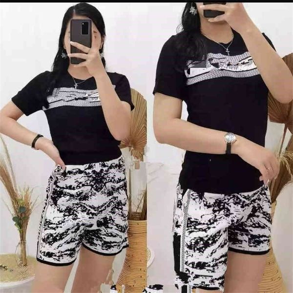 leisure suit female summer student new short sleeved shorts fashion brand two-piece set, White;black
leisure suit female summer student new short sleeved shorts fashion brand two-piece set, White;black