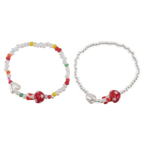 charms 2pcs crystal beads mushroom wristband creative elastic students hand decor, Bronze;silver
charms 2pcs crystal beads mushroom wristband creative elastic students hand decor, Bronze;silver