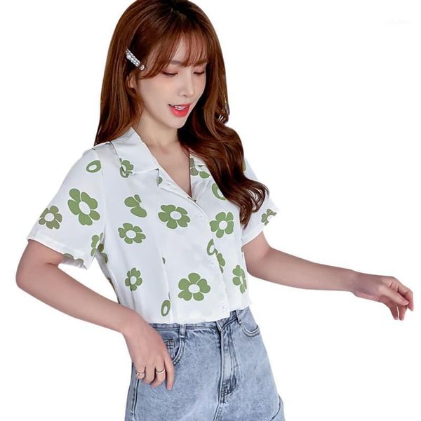 women floral printed square collar casual short sleeve loose chiffon blouse summer women's blouses & shirts, White
women floral printed square collar casual short sleeve loose chiffon blouse summer women's blouses & shirts, White