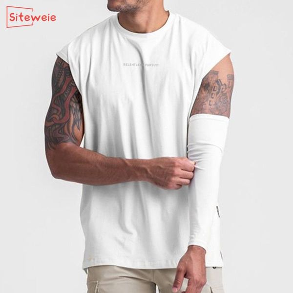 men's t-shirts siteweie sports bottoming shirt 2021 summer fitness vest fashion brand loose large size sleeveless t-shirt g779, White;black
men's t-shirts siteweie sports bottoming shirt 2021 summer fitness vest fashion brand loose large size sleeveless t-shirt g779, White;black