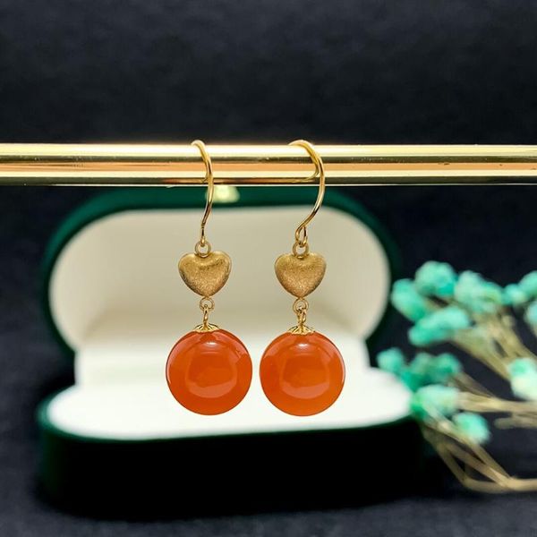 stud shilovem 18k yellow gold natural south red agate earrings fine jewelry cute wedding gift plant women yze8-8.56620nh, Golden;silver
stud shilovem 18k yellow gold natural south red agate earrings fine jewelry cute wedding gift plant women yze8-8.56620nh, Golden;silver