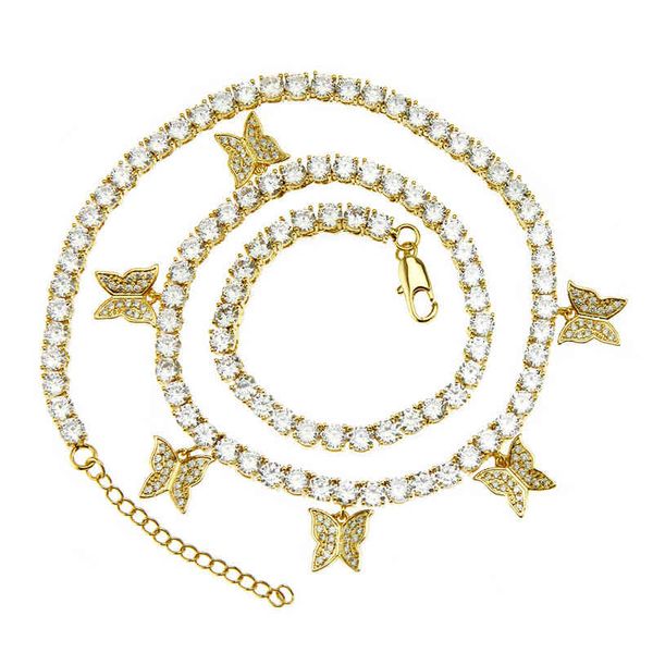 selling hip hop creative copper micro inlaid zircon butterfly single row tennis chain necklace men's and women's fashion clavicle, Silver
selling hip hop creative copper micro inlaid zircon butterfly single row tennis chain necklace men's and women's fashion clavicle, Silver
