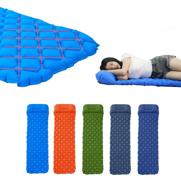 outdoor pads camping inflatable mattresses fast filling air bag mat sleeping cushion with pillow ultralight waterproof
outdoor pads camping inflatable mattresses fast filling air bag mat sleeping cushion with pillow ultralight waterproof