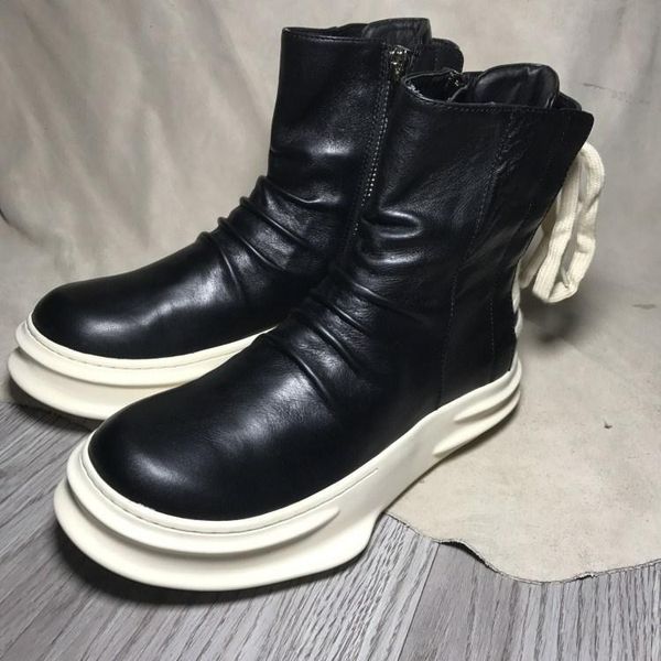 boots british leather qiu dong men short in han edition lovers shoes high help sandals, Black
boots british leather qiu dong men short in han edition lovers shoes high help sandals, Black