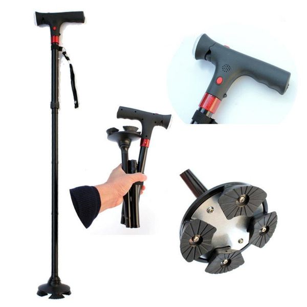 trekking poles smart collapsible cane elderly people four-legged non-slip aluminum alloy crutches with light for the elder
trekking poles smart collapsible cane elderly people four-legged non-slip aluminum alloy crutches with light for the elder