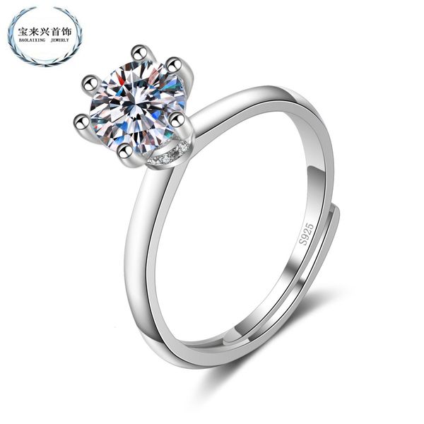 ring live broadcast s925 pure silver zircon simulation diamond classic six claw jewelry
ring live broadcast s925 pure silver zircon simulation diamond classic six claw jewelry