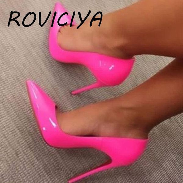 women pumps 8 cm 12 stilettos shoes high heel wedding party patent leather rose pink qp001 roviciya dress, Black
women pumps 8 cm 12 stilettos shoes high heel wedding party patent leather rose pink qp001 roviciya dress, Black